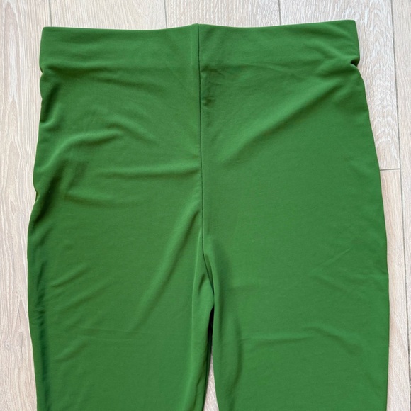 Zara High Waist Flare Pants in Green Women’s Size Medium - Picture 11 of 11
